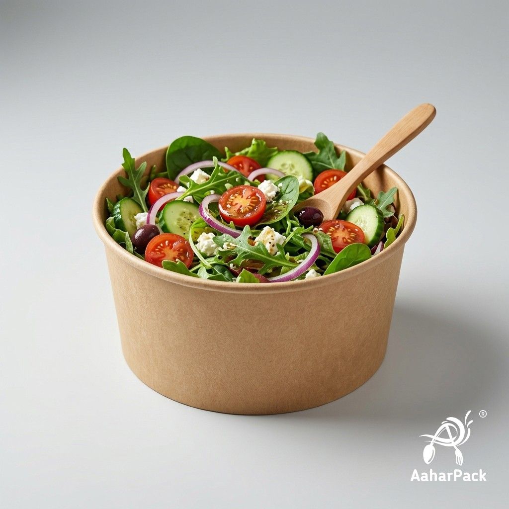 Kraft Paper Salad Bowls