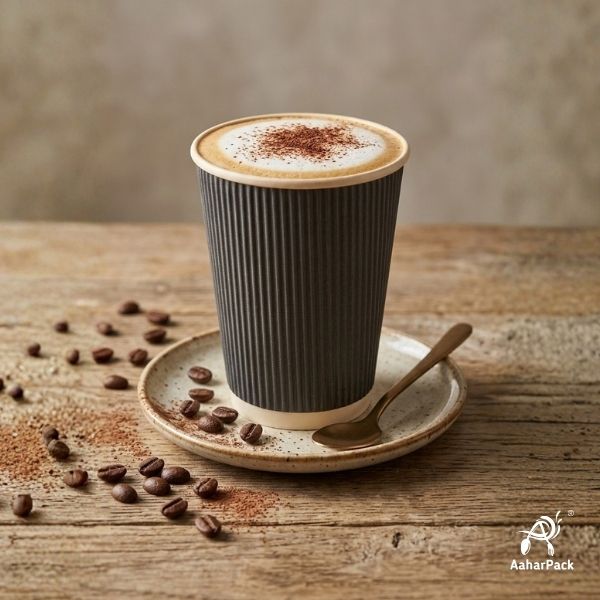 Black Ripple Wall Cup