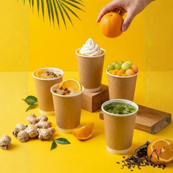 360 ML (12oz) Double Wall Kraft Paper Cup