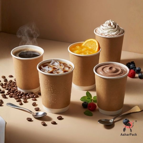 210 ML (7oz) Double Wall Kraft Paper Cup