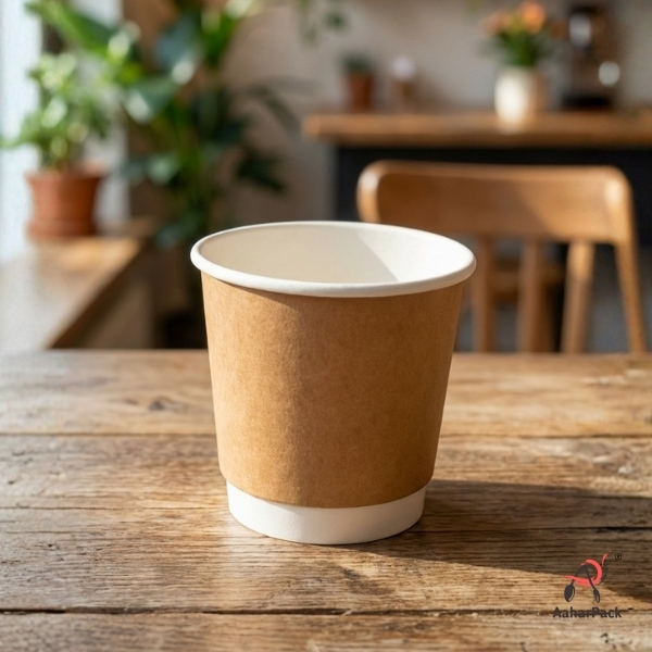 120ML (4oz) Double Wall Kraft Paper Cup