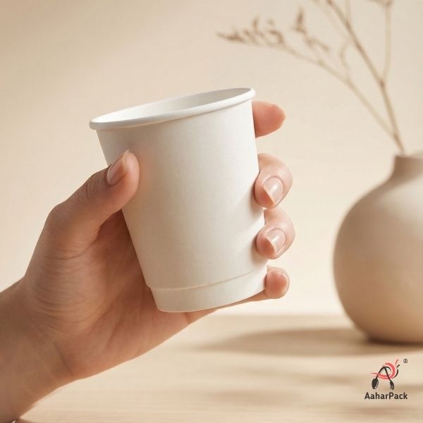 250 ML Custom Printed Double Wall Paper Cups | 8 OZ Insulated Logo Coffee Cups