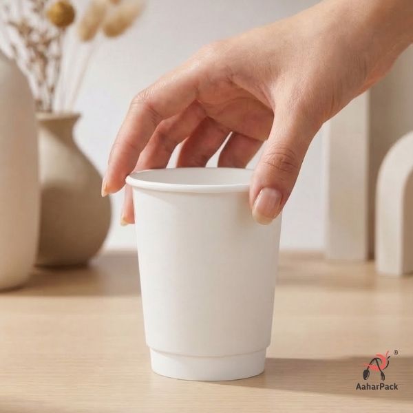 White Double Wall Cup