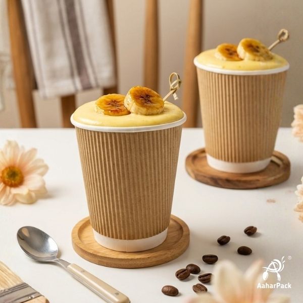 300 ML (10oz) Kraft Ripple Wall Paper Cup